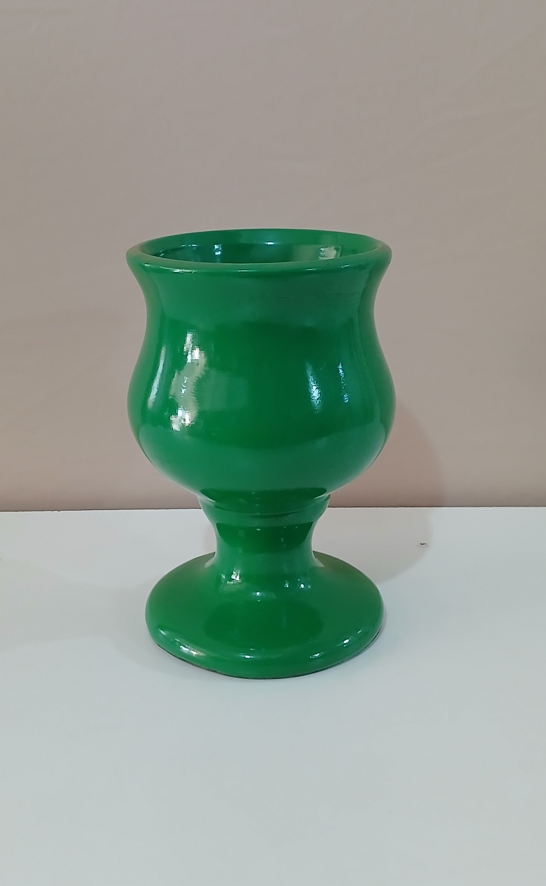 Vaso Taça Verde P - Mariah locação