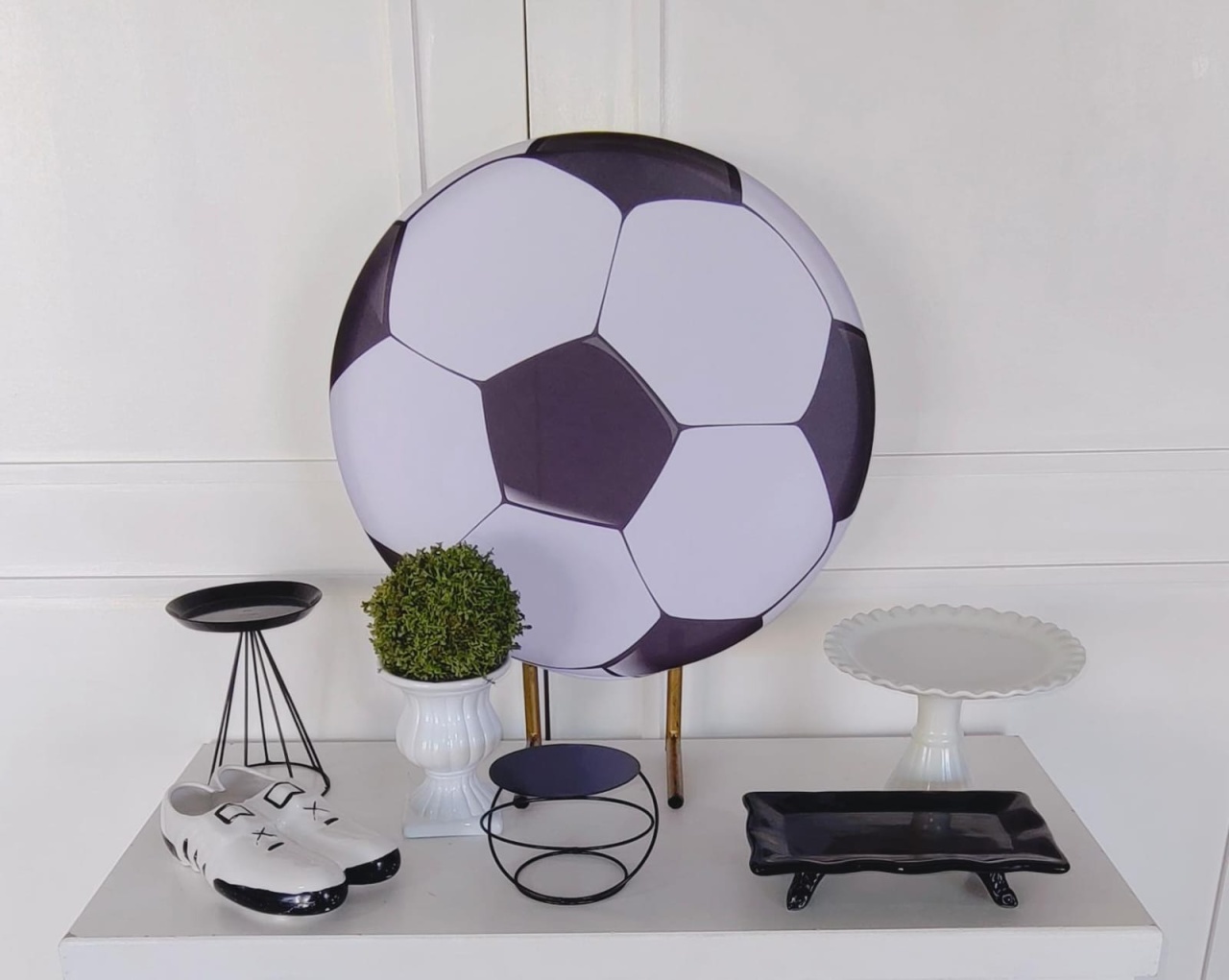 Mini Kit P/Mesa Futebol/Bola - Mariah locação