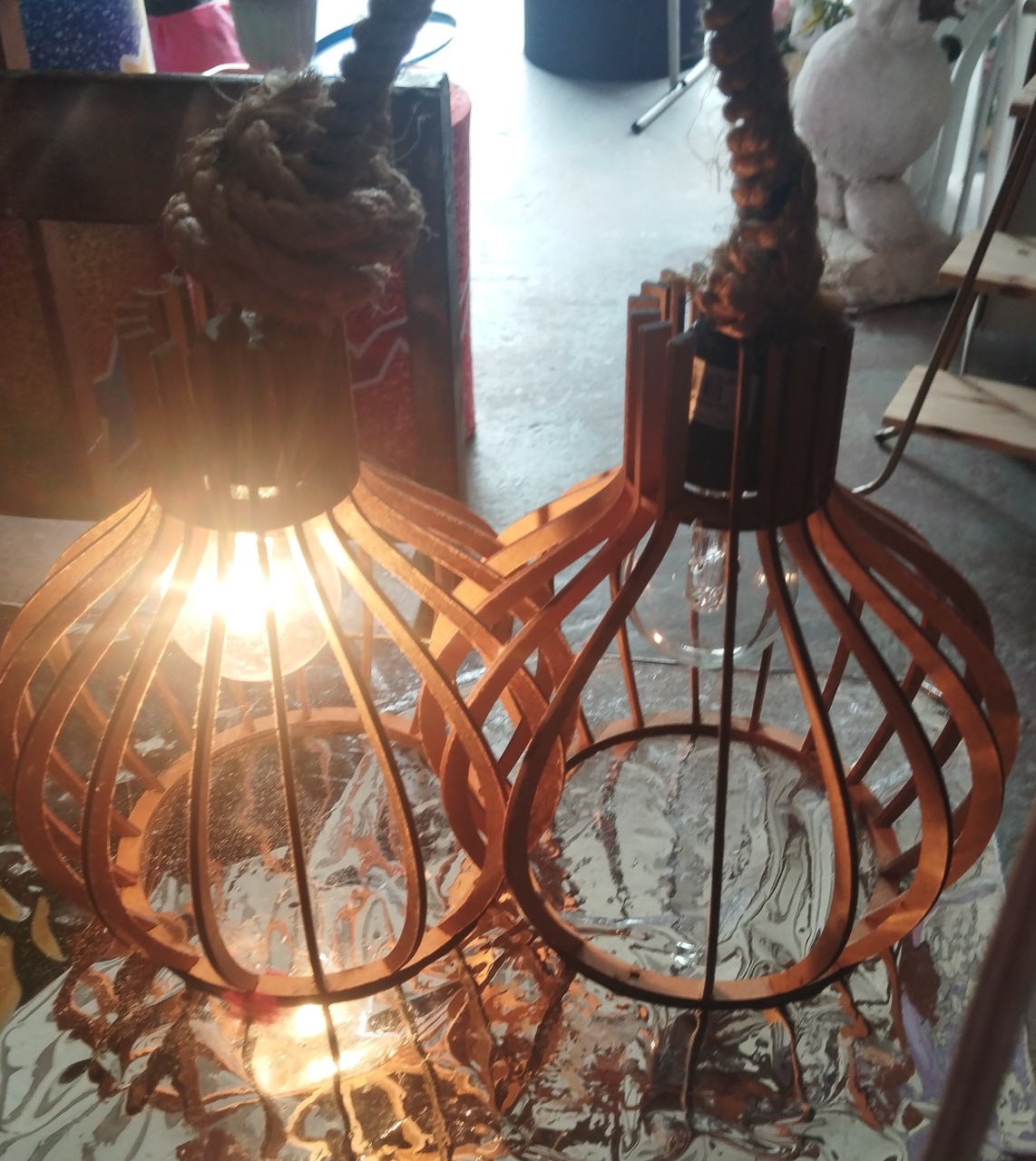 Lustre Rustico  - ANDREIA design festa e cenografia