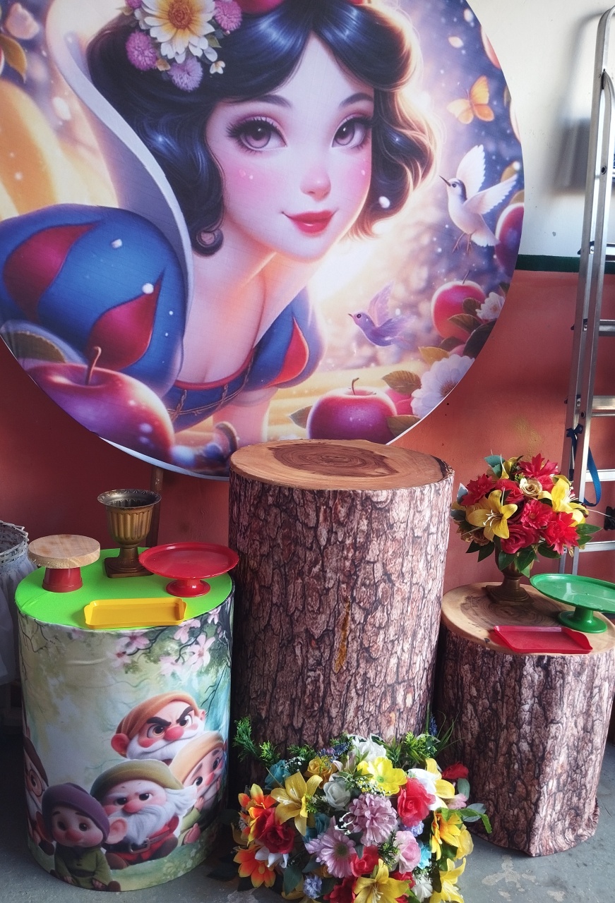 Kit Pm Branca de Neve Grande - ANDREIA design festa e cenografia