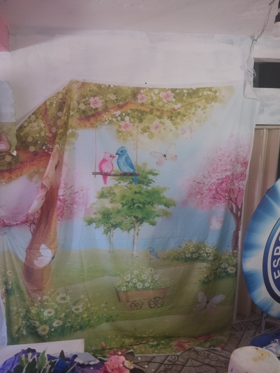 Painel Jardim Encantado 3X3 - ANDREIA design festa e cenografia