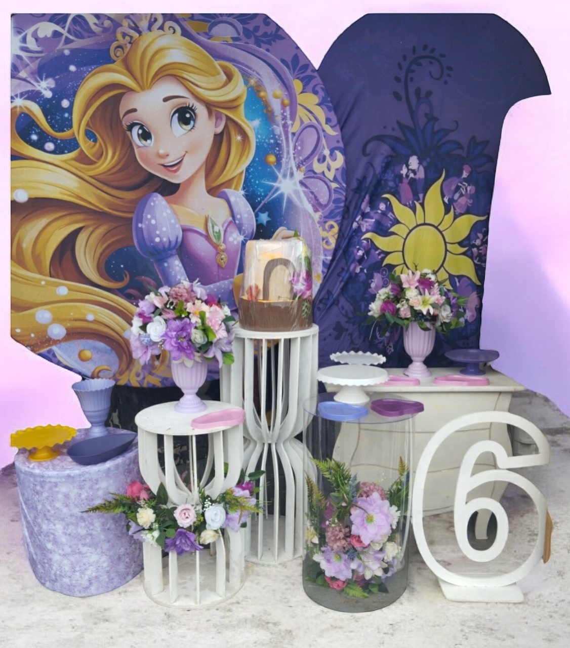 Kit Pm Rapunzel  2 - ANDREIA design festa e cenografia