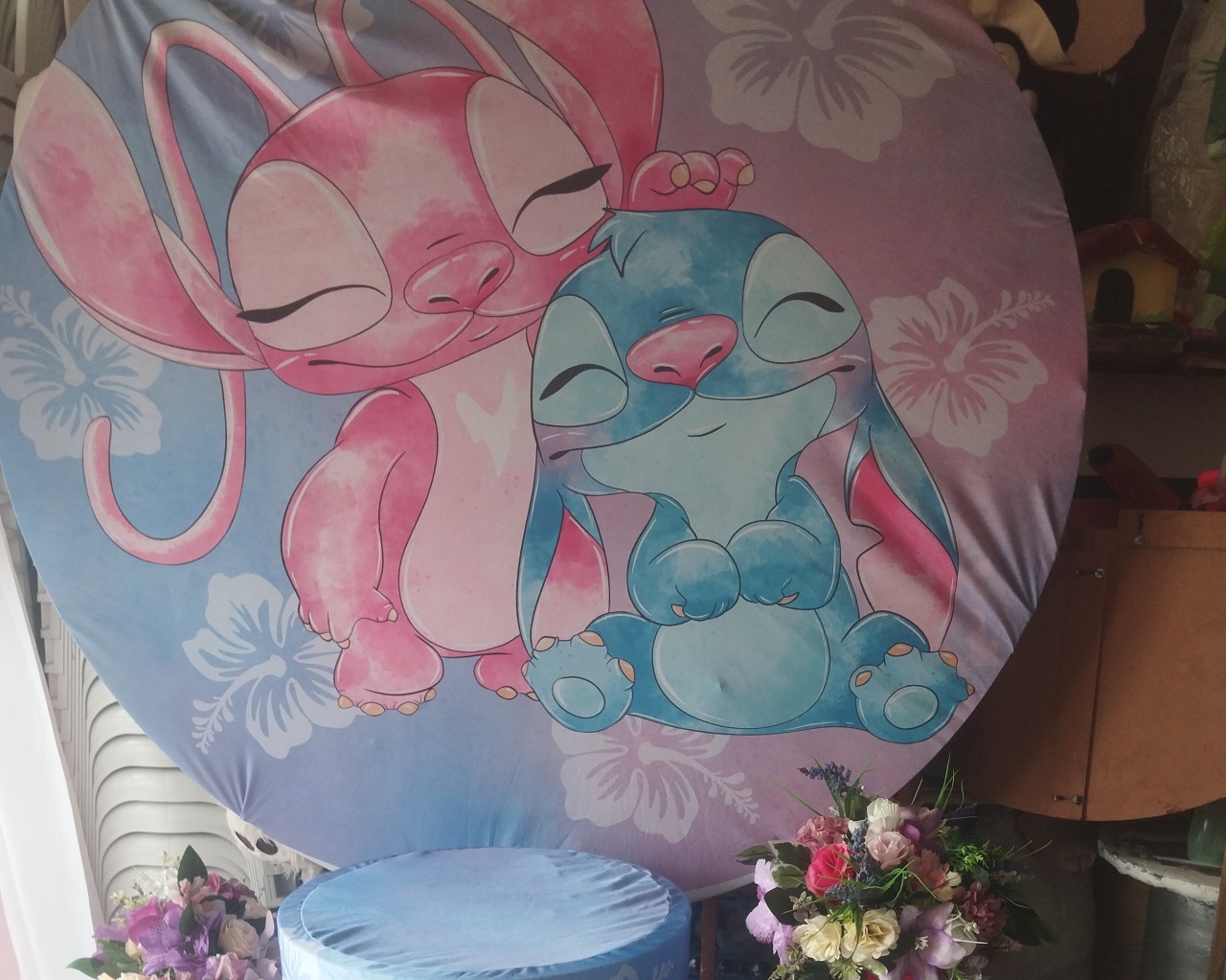 Painel Angel E Styth - ANDREIA design festa e cenografia