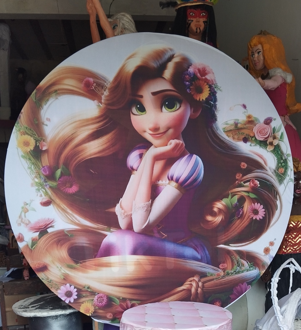 Painel Rapunzel  - ANDREIA design festa e cenografia