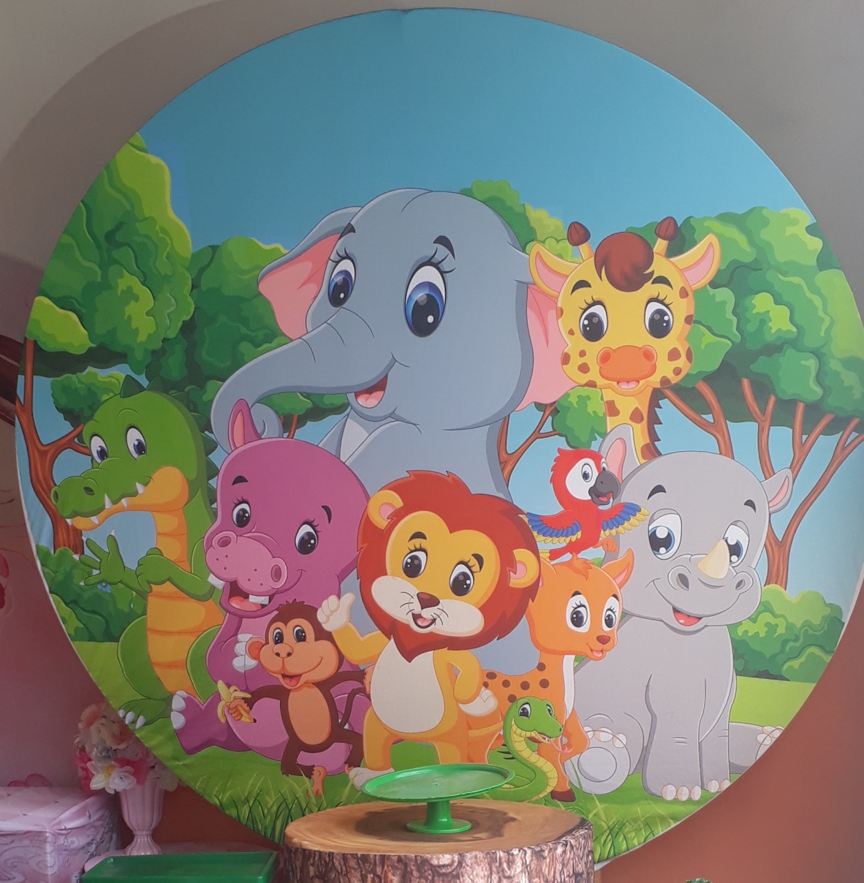 Painel Safare  - ANDREIA design festa e cenografia