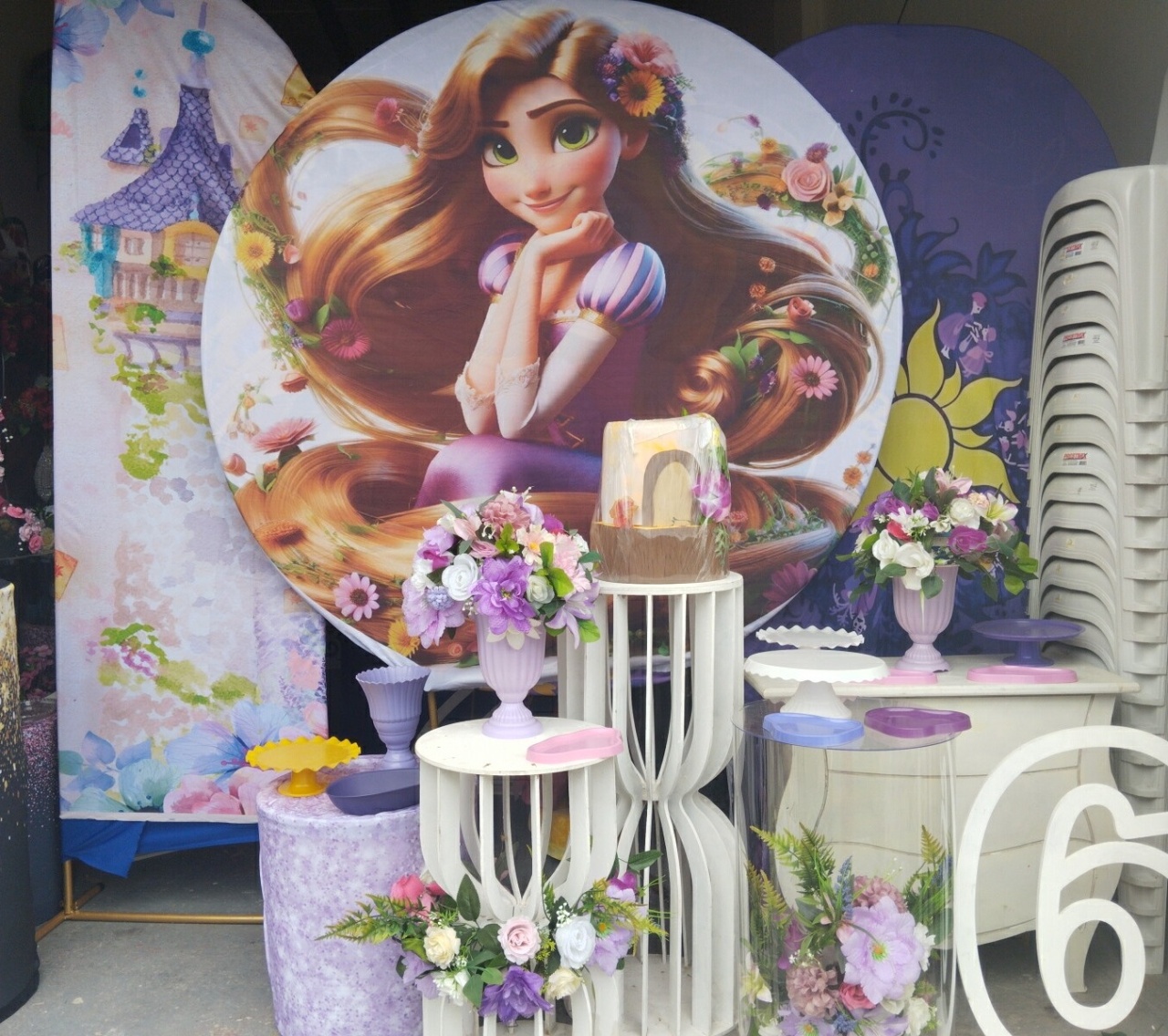 Kit Pm Rapunzel Big  - ANDREIA design festa e cenografia