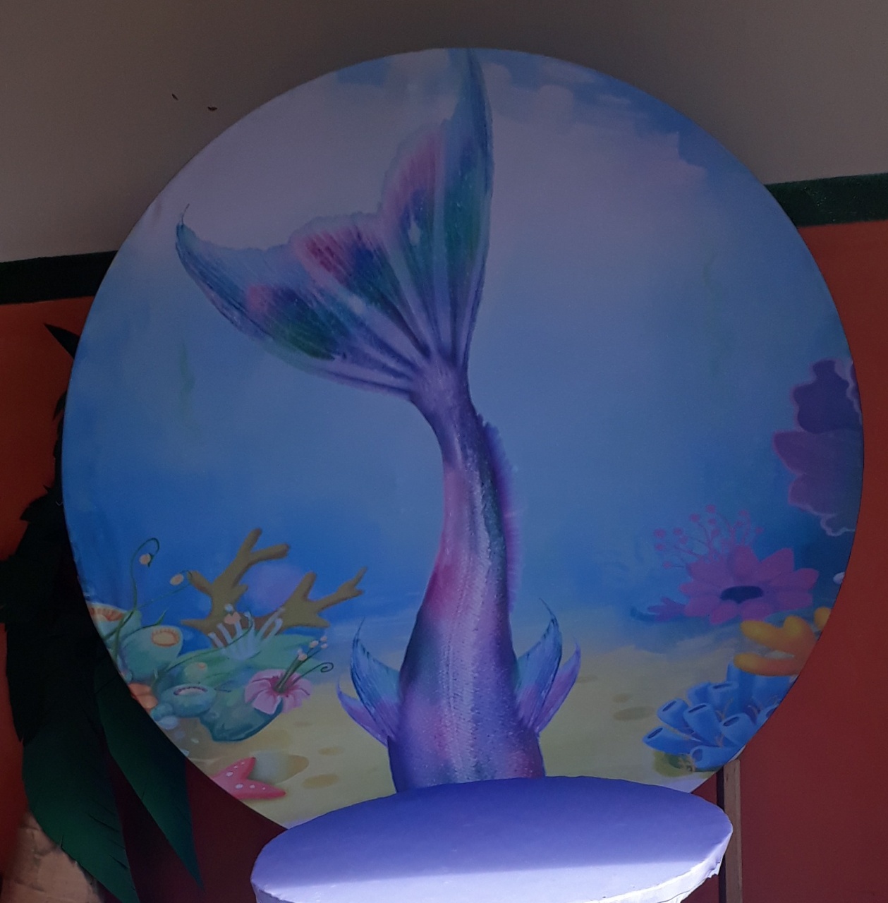 Painel Calda de Sereia P   - ANDREIA design festa e cenografia