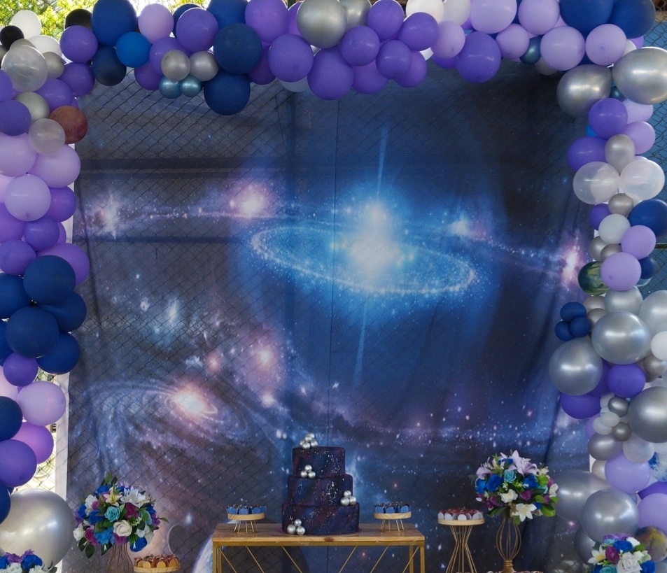 Painel Galaxia 3X3 - ANDREIA design festa e cenografia