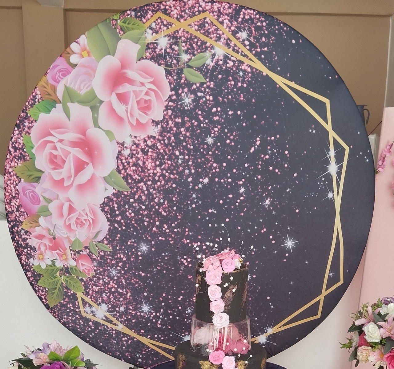 Painel Floral Luxo - ANDREIA design festa e cenografia