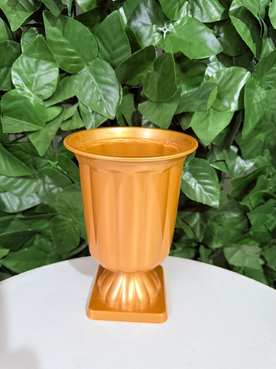 Vaso Plástico Dourado  - Renata Cavalcante Herreira Guerreiro
