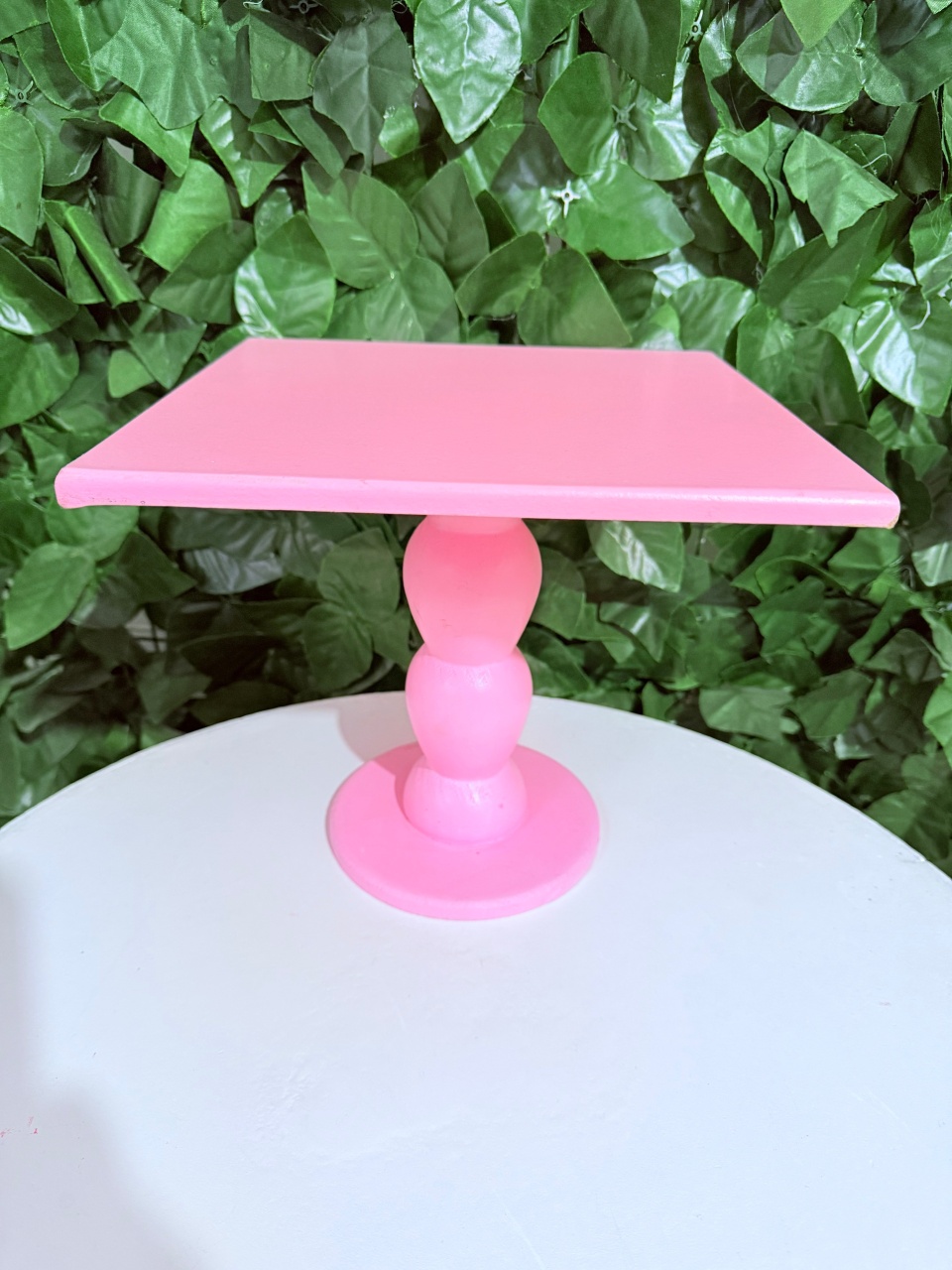 Boleira Quadrada Alta Rosa Bebê  - Renata Cavalcante Herreira Guerreiro