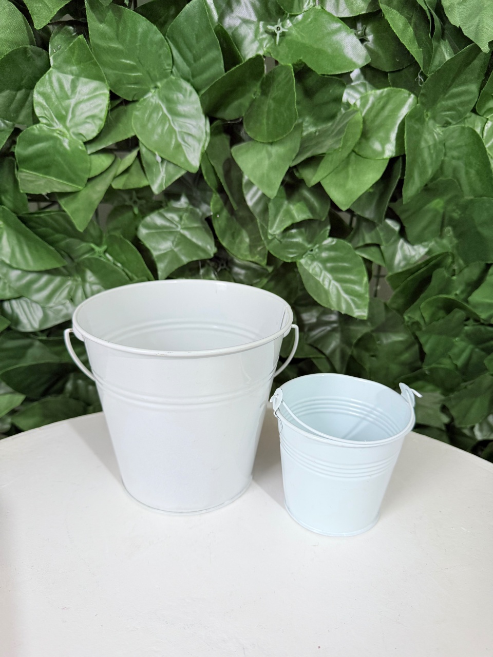 Vaso Dupla Alumínio Branco  - Renata Cavalcante Herreira Guerreiro