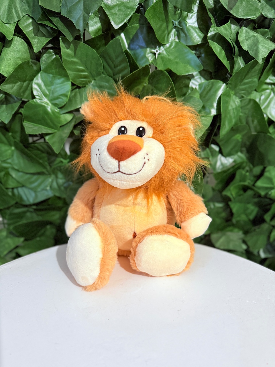 Urso Leão Pequeno de Mesa  - Renata Cavalcante Herreira Guerreiro