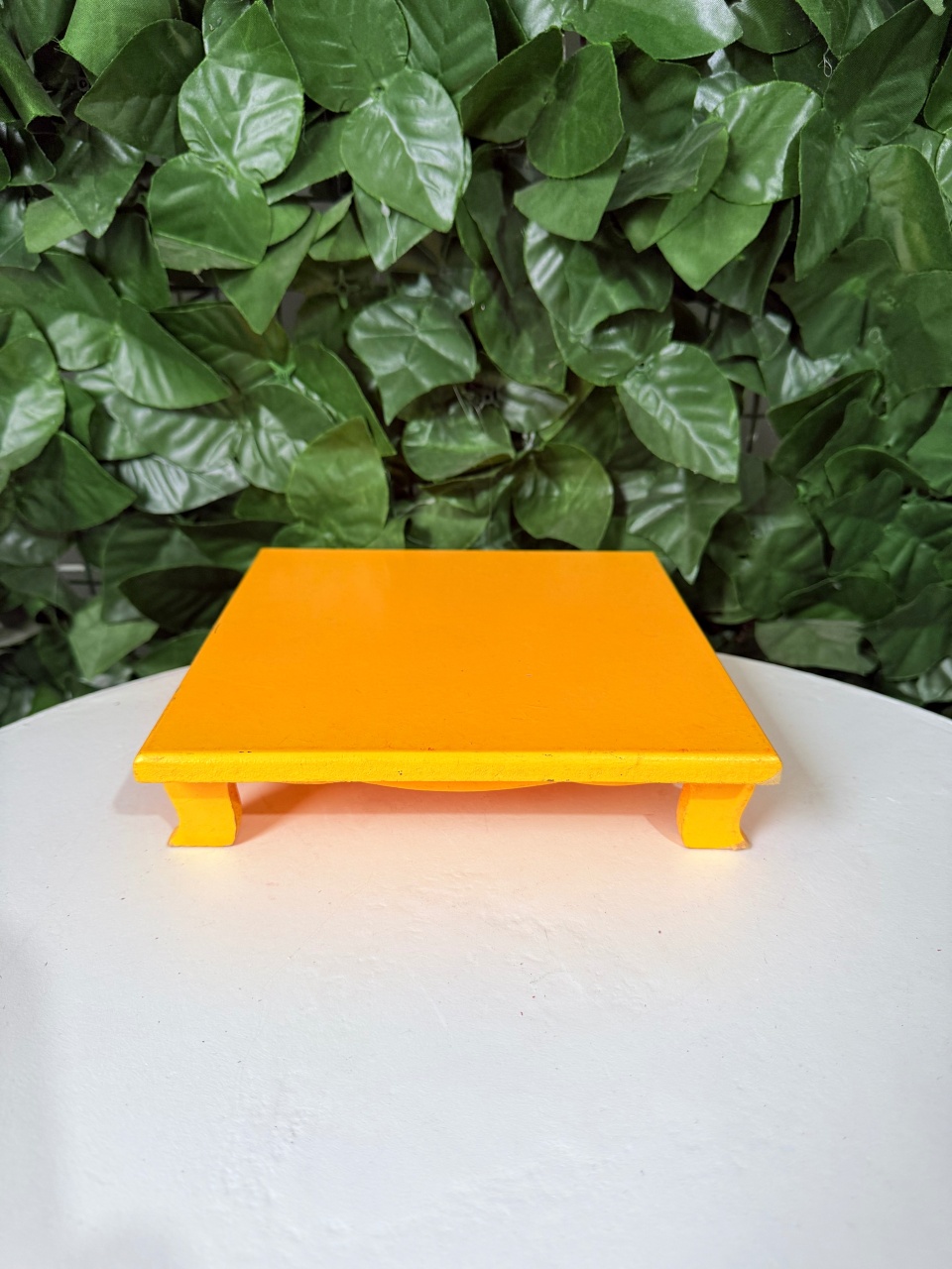 Suporte  Pe Colonial Quadrado Amarelo  - Renata Cavalcante Herreira Guerreiro