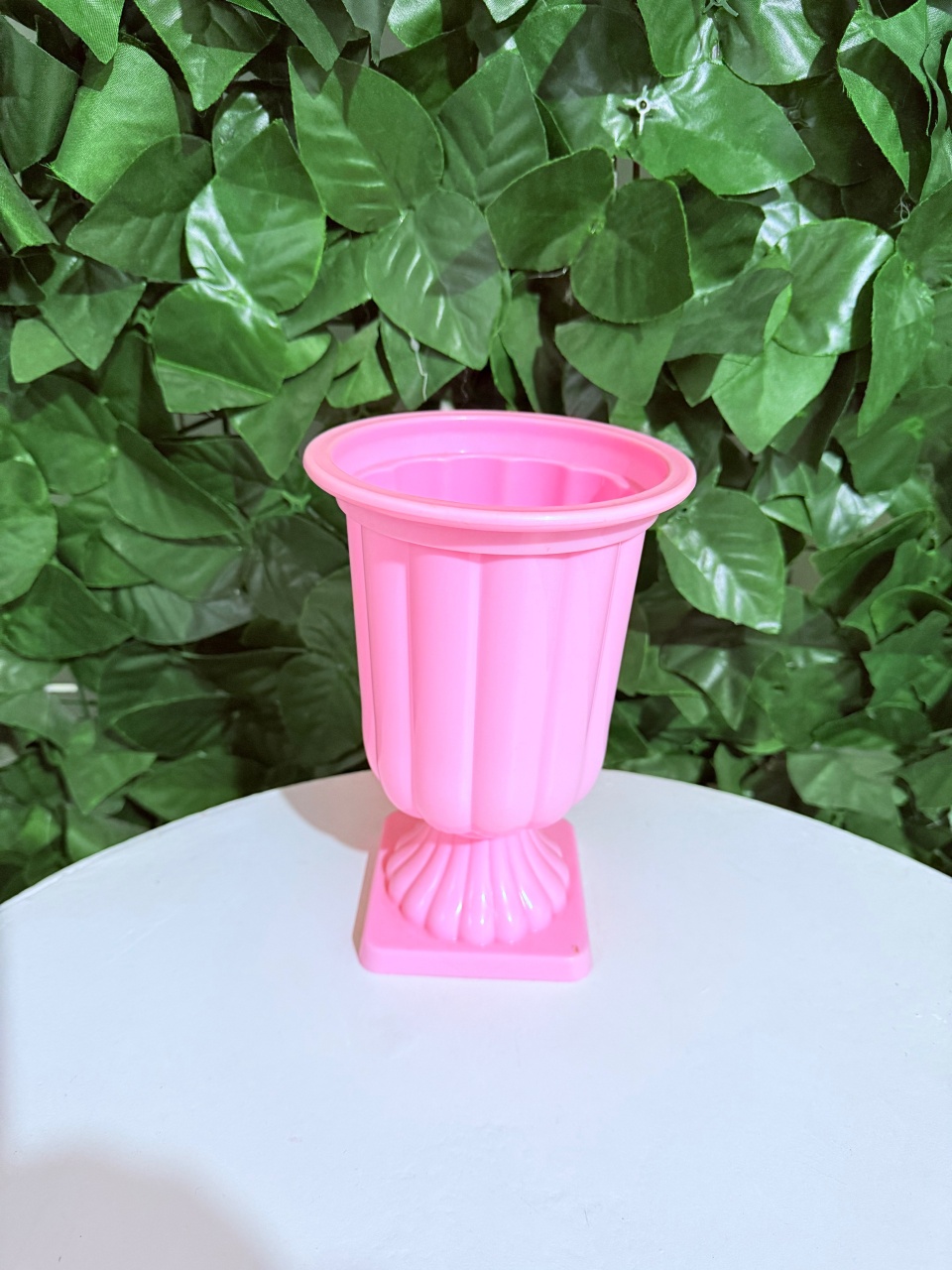 Vaso Plástico Rosa Claro  - Renata Cavalcante Herreira Guerreiro