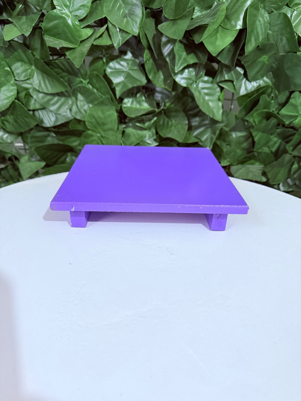 Suporte Pé Reto Quadrado Roxo  - Renata Cavalcante Herreira Guerreiro