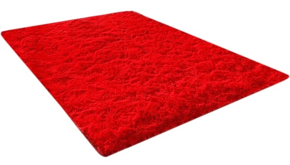 Tapete Felpudo Vermelho - Camila Caroline Magalhães Vieira