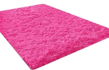 Tapete Felpudo Rosa Pink - Camila Caroline Magalhães Vieira