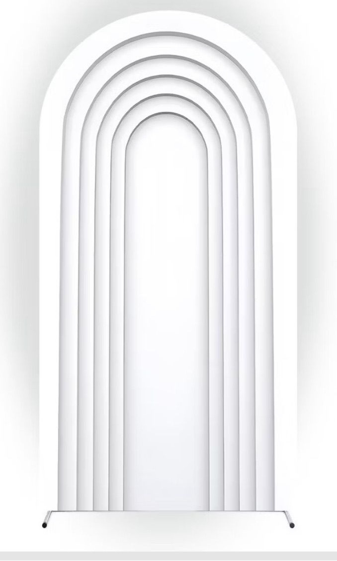 Painel Sublimado Portal 3D Branco - Camila Caroline Magalhães Vieira