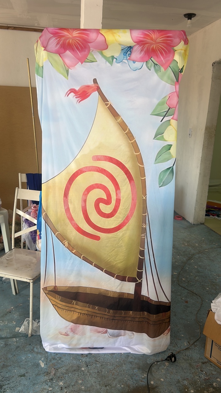 Painel Lateral Barco Moana 2X1M - Camila Caroline Magalhães Vieira