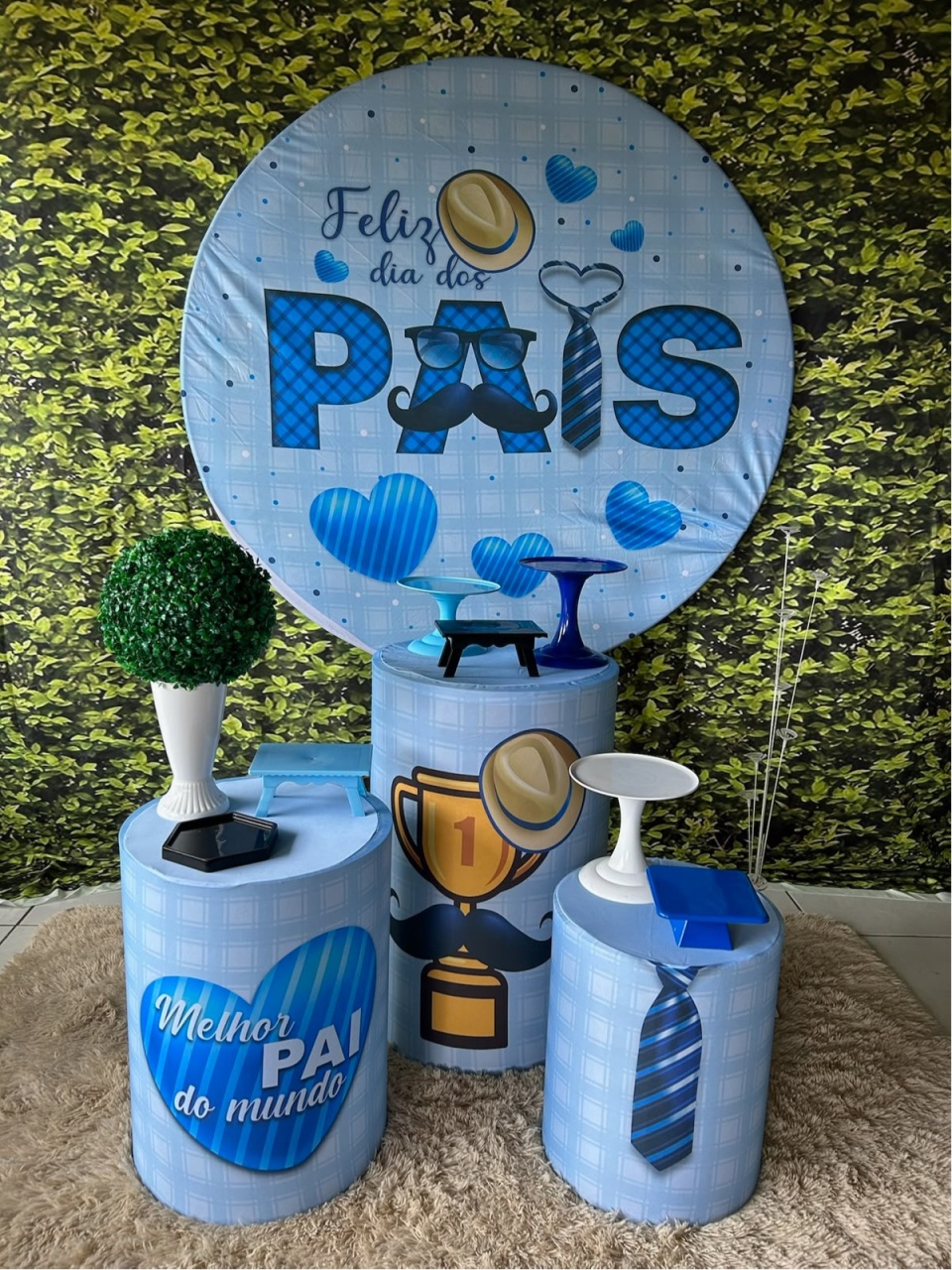 Kit Dia dos Pais Azul Claro - Camila Caroline Magalhães Vieira