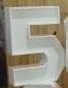 Numeral 5 Branco 60Cm - Camila Caroline Magalhães Vieira