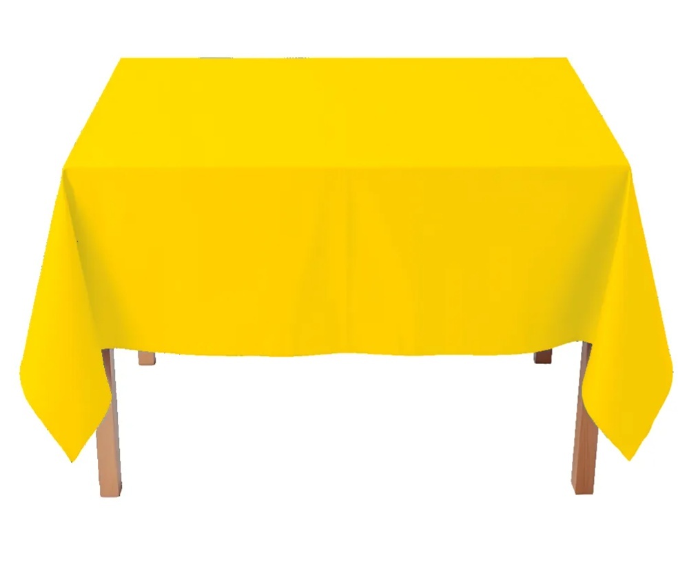 Toalha Sobrepor Amarelo 1,5X1,5M (Mesa Bar) - Camila Caroline Magalhães Vieira
