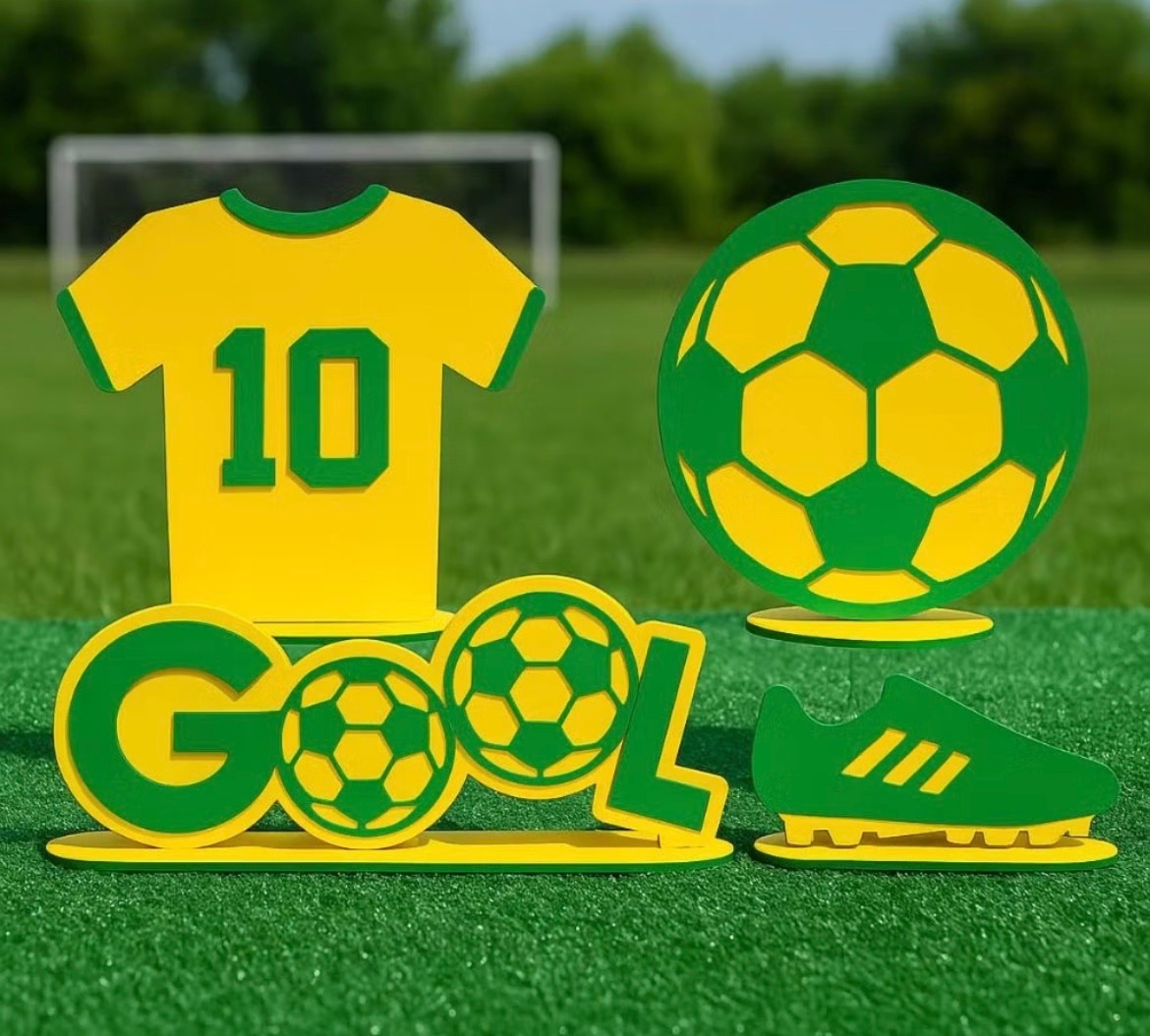 Acessório Copa Camisa/Bola/Gool/Chuteira Cada - Camila Caroline Magalhães Vieira