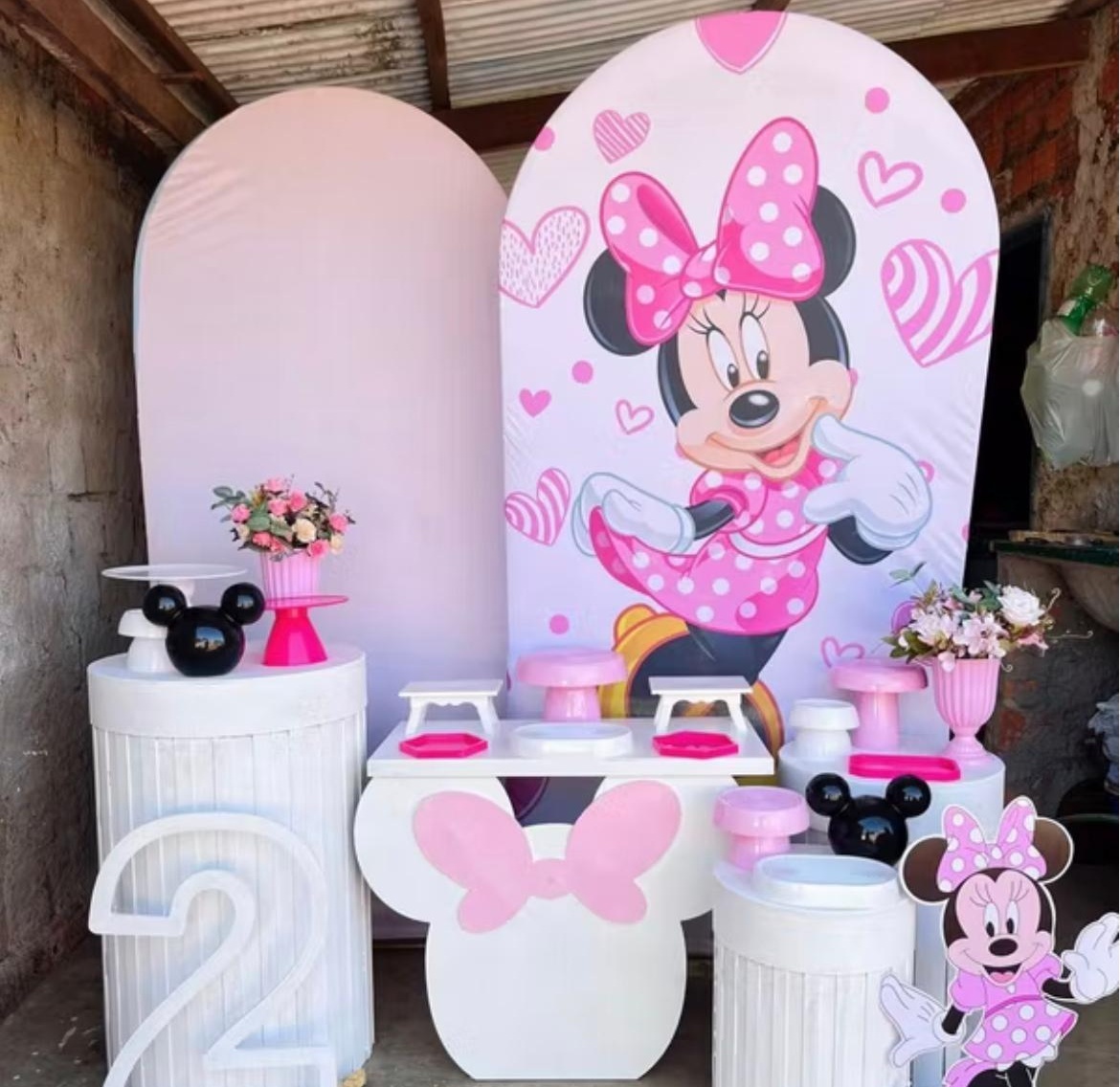 Kit Top Minie Rosa Romano - Camila Caroline Magalhães Vieira