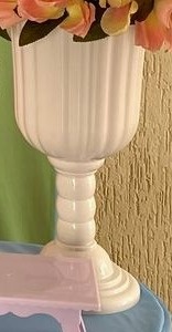Vaso Ps Trabalhado Branco - Camila Caroline Magalhães Vieira