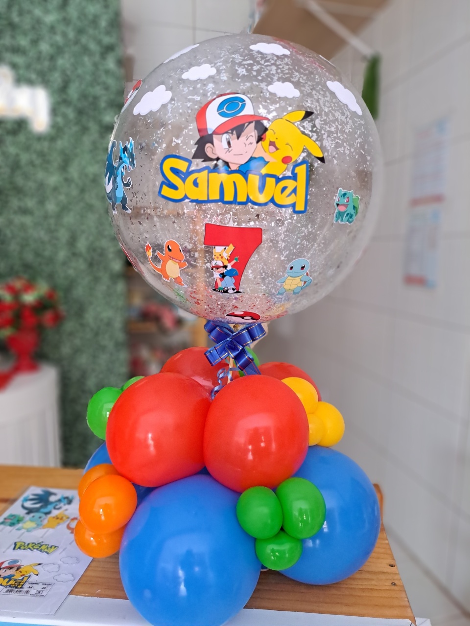 Balão Personalizado Pokemon - MV festa
