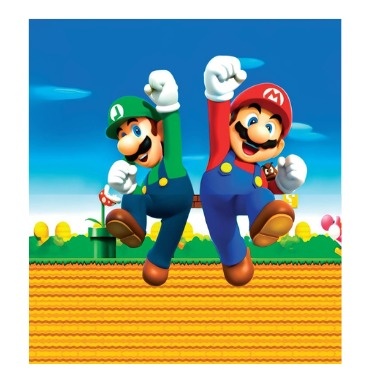 Capa Painel 3M Super Mario - MV festa
