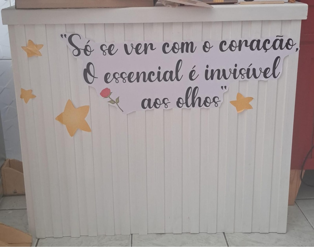 Mesa Balcão Ripada Branca - MV festa