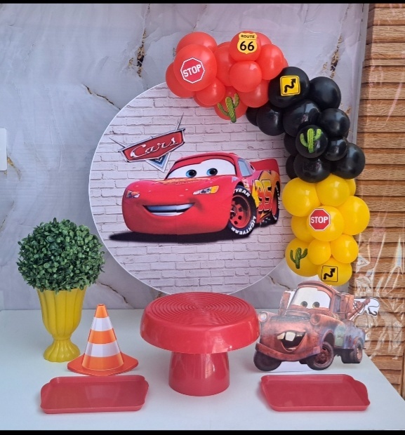 Kit Mesa: Relâmpago Mcqueen - MV festa
