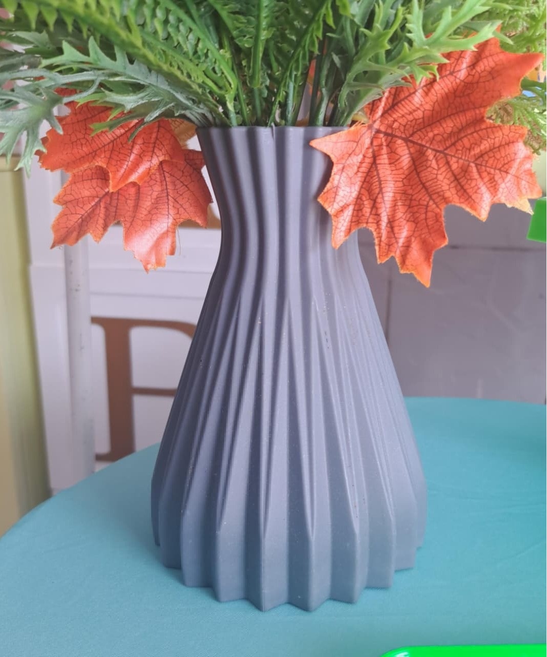 Vaso Cinza Escuro de 18Cm - MV festa