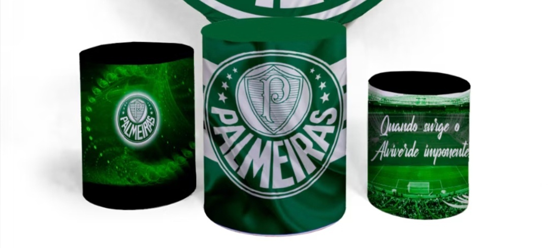 Trio Capa Cilindros Palmeiras - MV festa