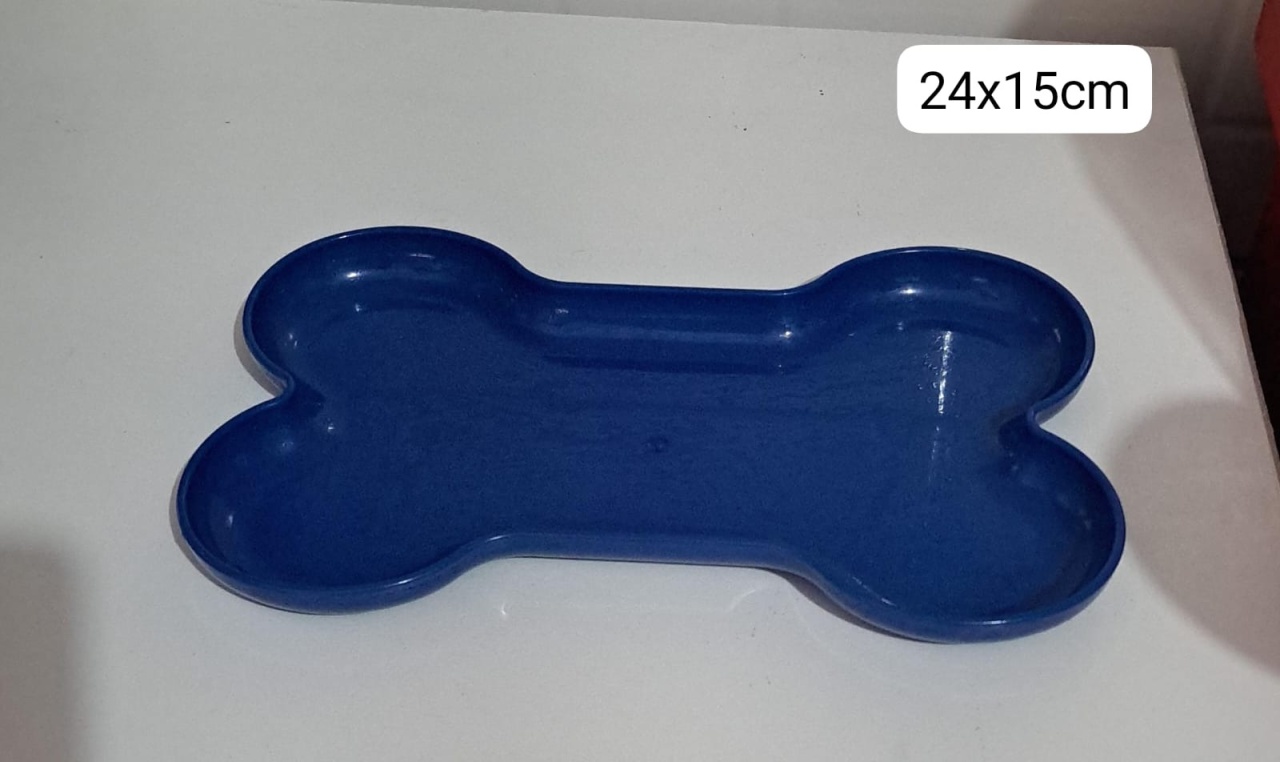 Bandeja Osso Azul de 24X15Cm - MV festa