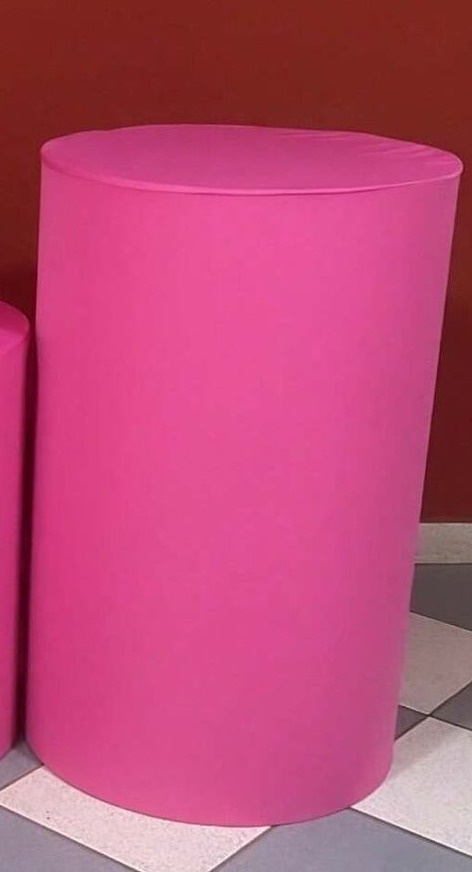 Capa Cilindro Rosa Forte G - MV festa
