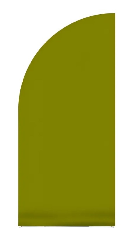 Capa Para Painel Meia Lua Verde Militar - MV festa