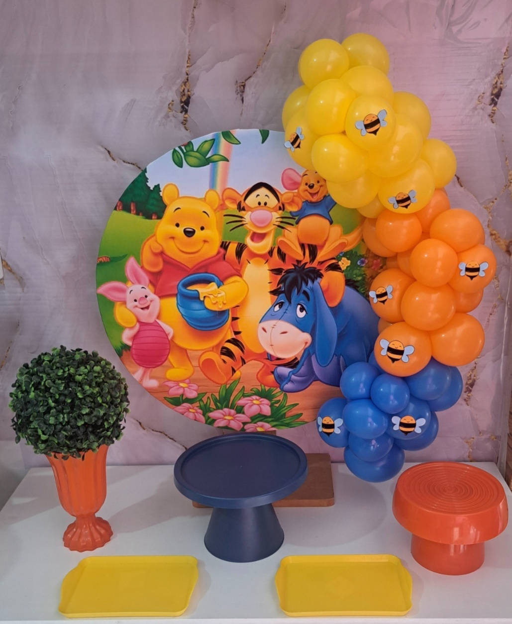 Kit Mesa: Ursinho Pooh - MV festa