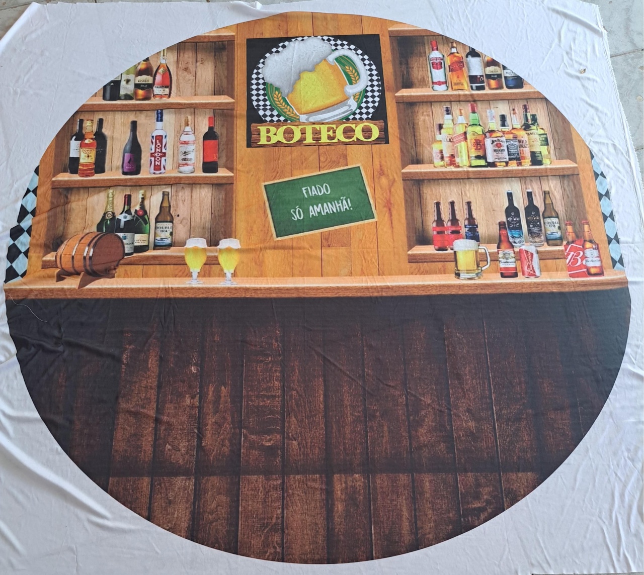 Capa Painel Redondo Boteco - MV festa