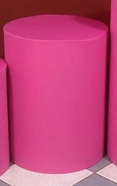 Capa Cilindro Rosa Forte M - MV festa