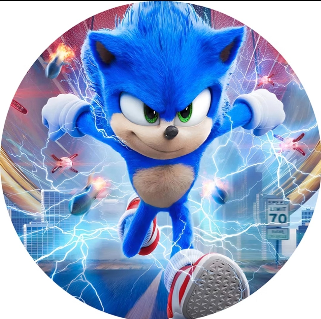 Capa Painel Redondo Sonic - MV festa