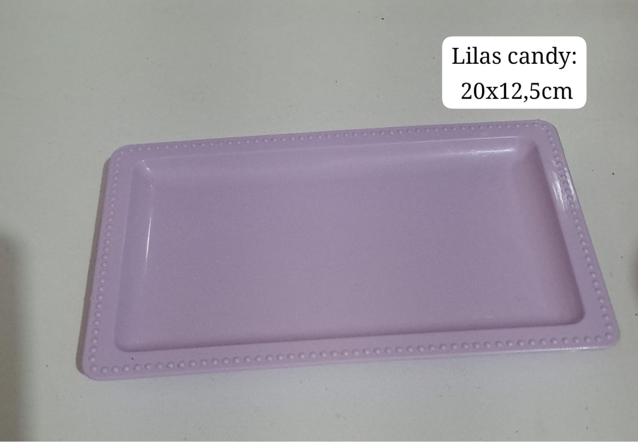Bandeja Lilas Candy P de 20X12,5Cm - MV festa
