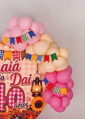 Mini Arco de Balões (Rs Forte/Rs Bb/Bg) - MV festa