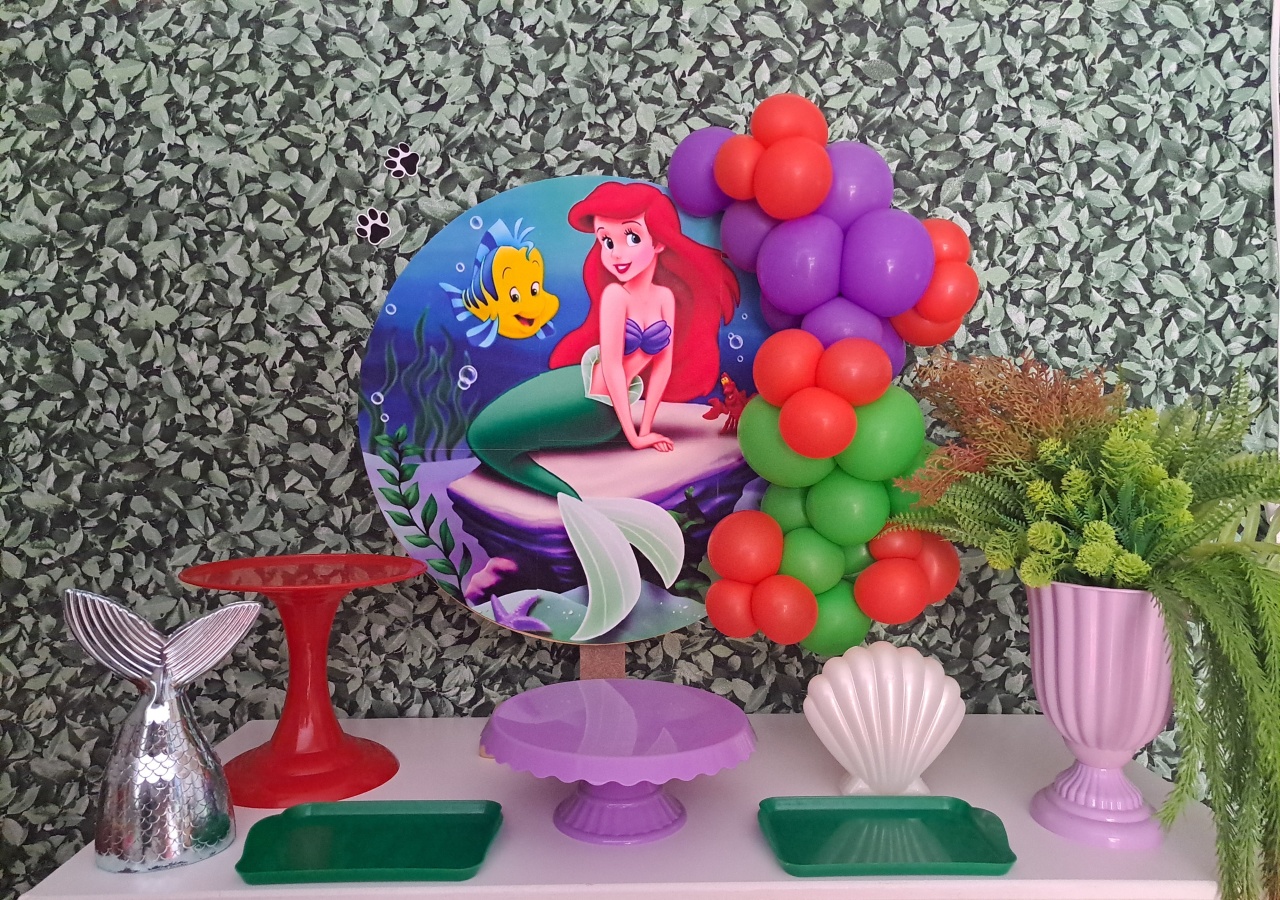 Kit Mesa: Pequena Sereia - MV festa