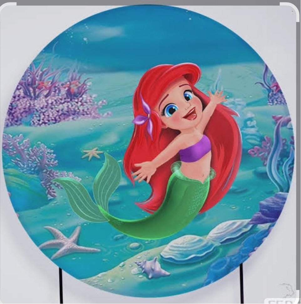 Capa Painel Redondo Ariel Baby - MV festa