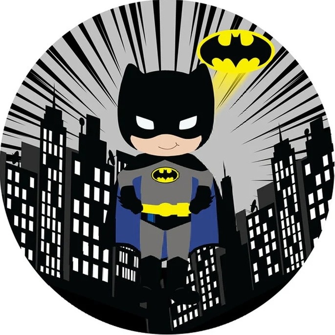 Capa Painel de 50Cm Batman Baby-Impressão - MV festa