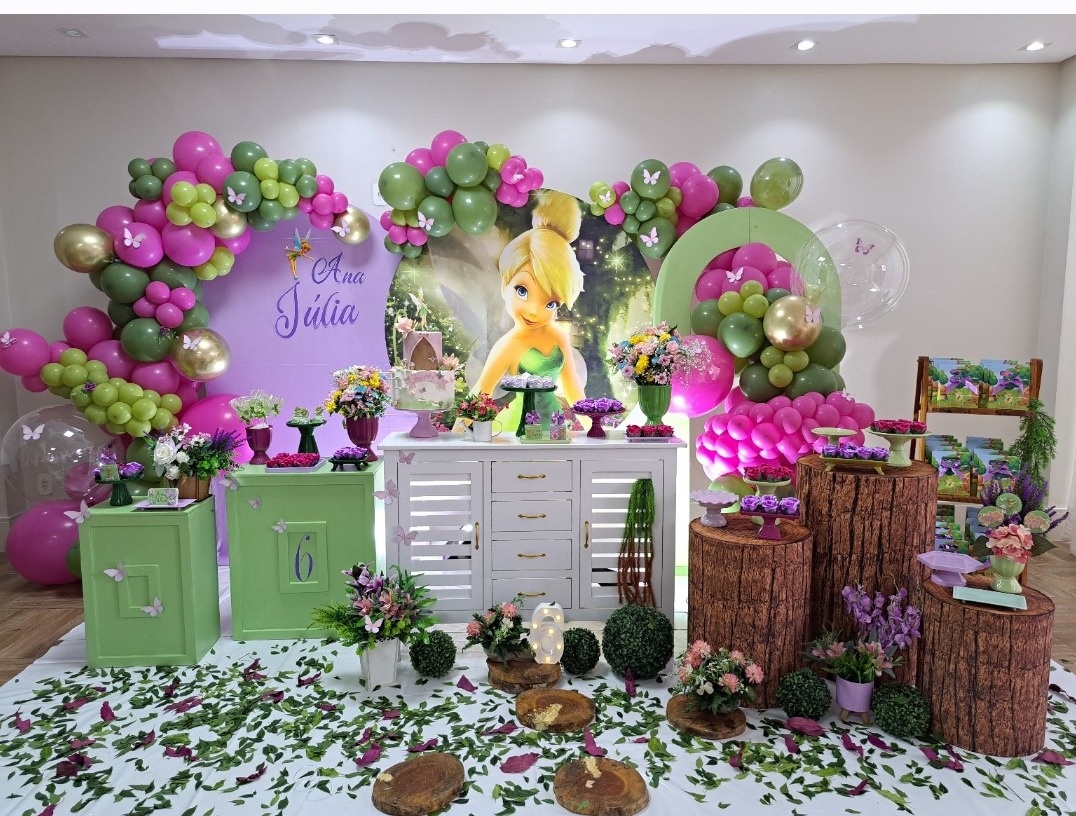 Decoração: Tinkerbell (Sininho) - MV festa