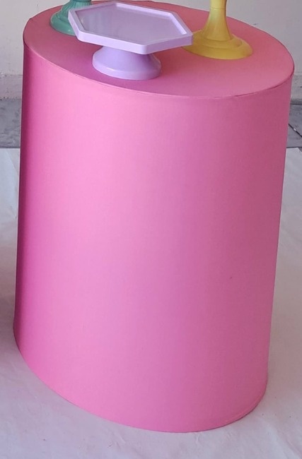 Capa Cilindro Rosa Bebe M - MV festa